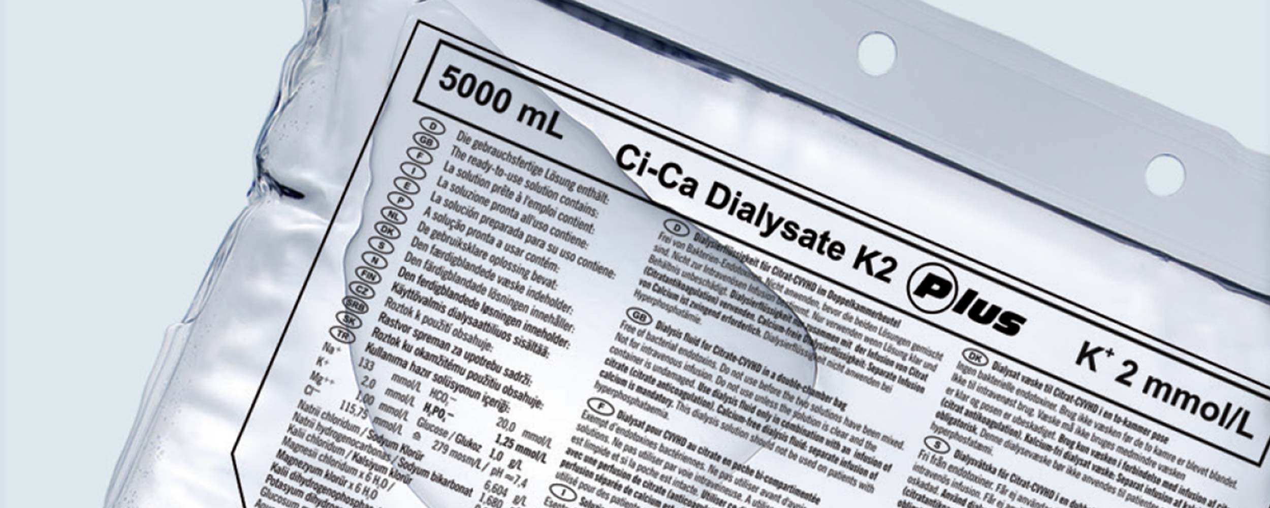 Ci-Ca® Dialysate Plus solution bag