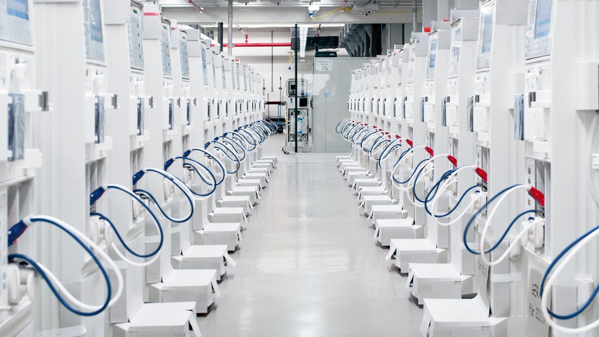 production of dialysis machines