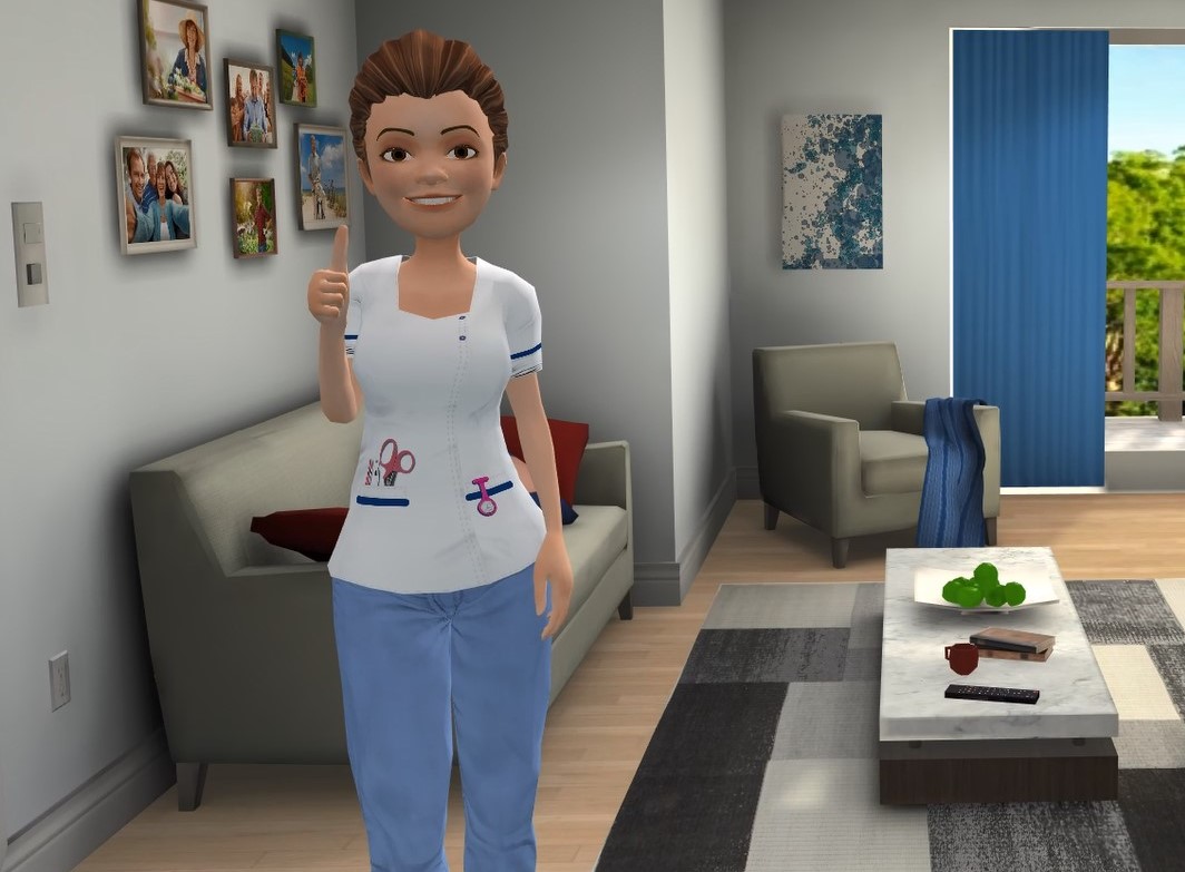 Virtual reality dialysis nurse