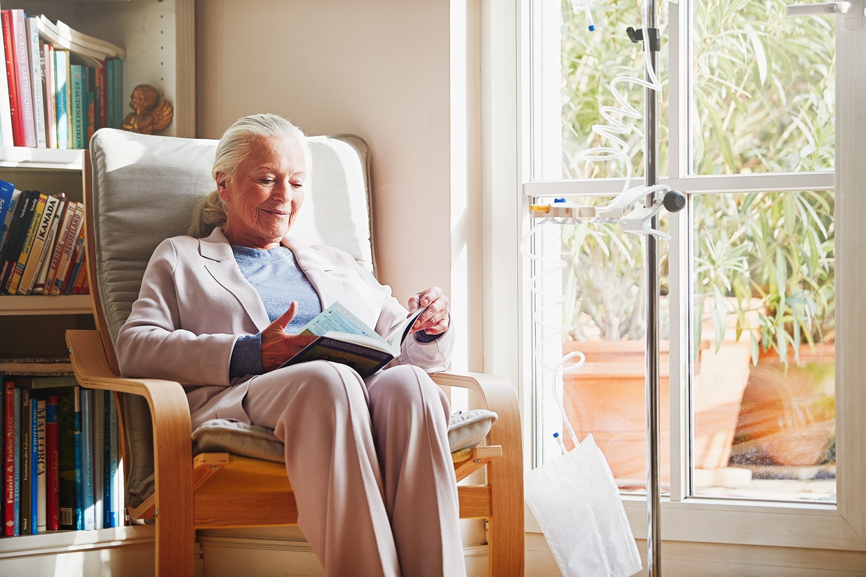 CAPD - reading woman