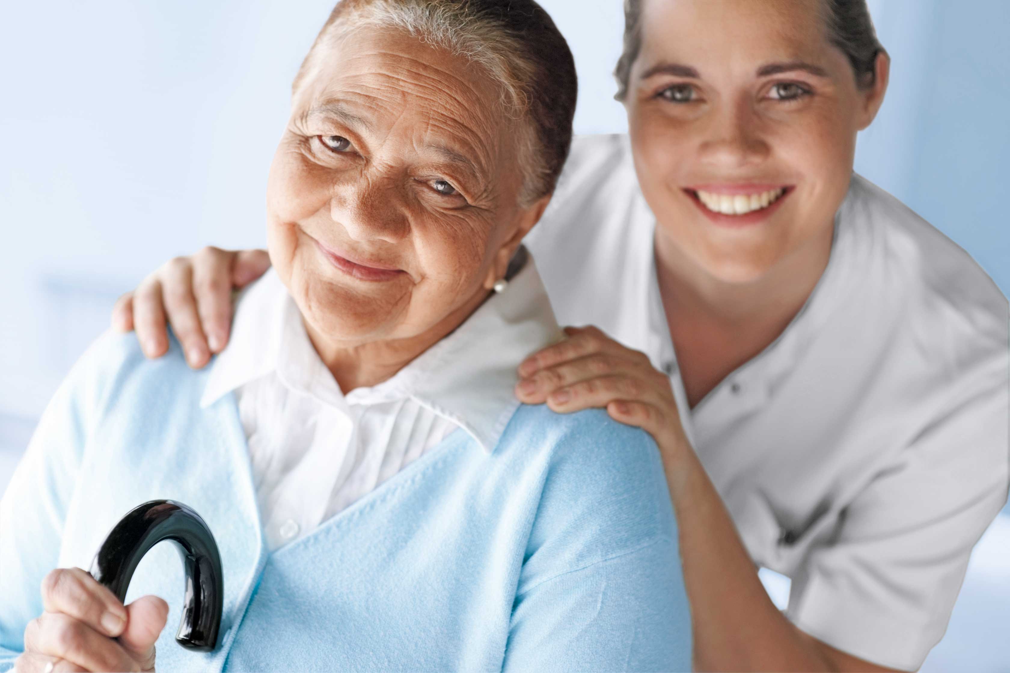 Patient with nurse